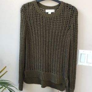 Michael kors sweater. Khaki color. Like new.